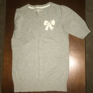Old Navy short sleeve bow sweater
